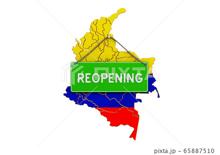 Reopening Columbia after quarantine concept 65887510