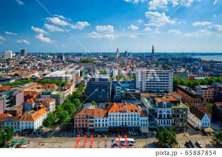 Aerial view of Antwerp Aerial view of Antwerp 65887854