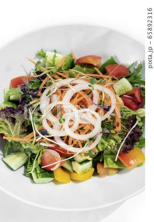 fresh organic mixed vegetable vegan Garden Salad 65892316