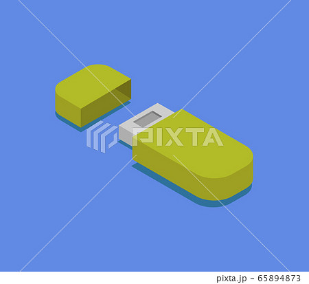 isometric usb drive 65894873