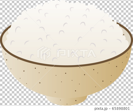 Large serving of rice - Stock Illustration [65898801] - PIXTA