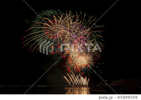 諏訪湖の花火 諏訪湖の花火 65899509