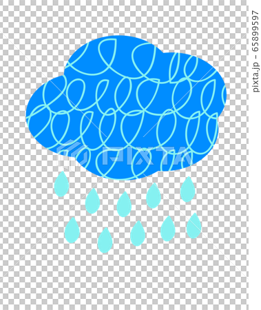 雨雲圖標 65899597