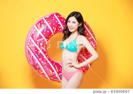 asian woman wear bikini swimsuit asian woman wear bikini swimsuit 65900697