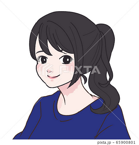 パーソナルカラーウィンターの女性がパーソナルカラーウィンターの服 65900801