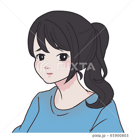 パーソナルカラーウィンターの女性がパーソナルカラースプリングの服 65900803