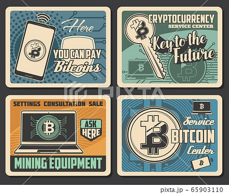 Bitcoin mining. Cryptocurrency and digital money 65903110