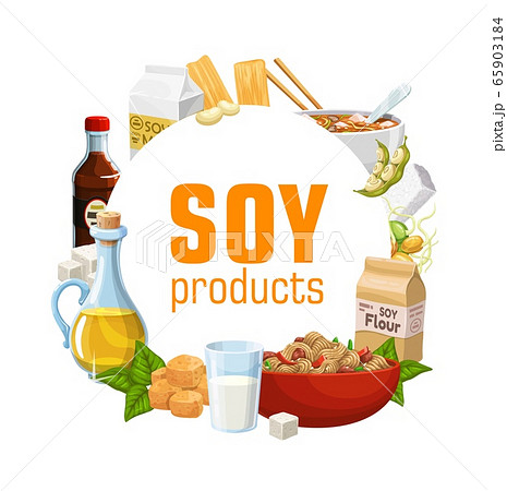 Soybean or soy bean food products 65903184