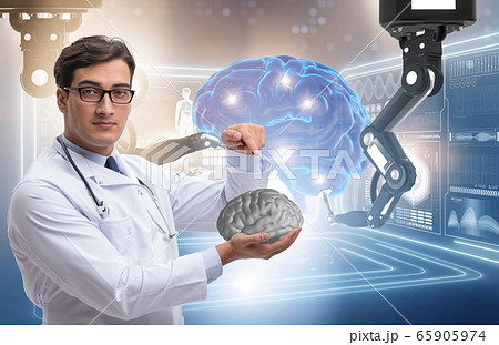 Telehealth concept with doctor doing remote check-up Telehealth concept with doctor doing remote check-up 65905974