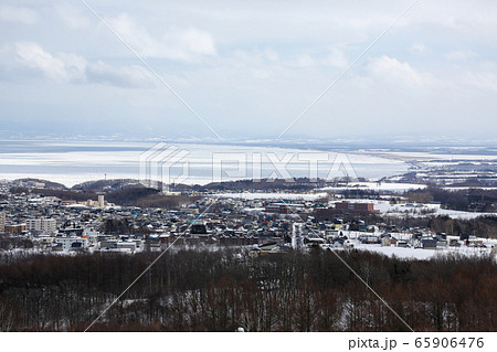 北海道　冬　網走流氷館からの眺め 65906476