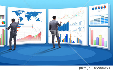 Concept of business charts and finance visualisation 65906853