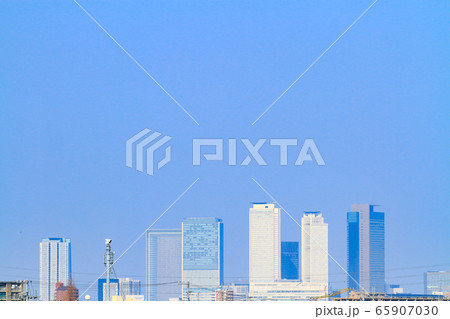 名古屋市　高層ビル群の風景 65907030