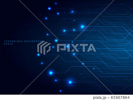 Abstract technology futuristic concept line and Abstract technology futuristic concept line and 65907864