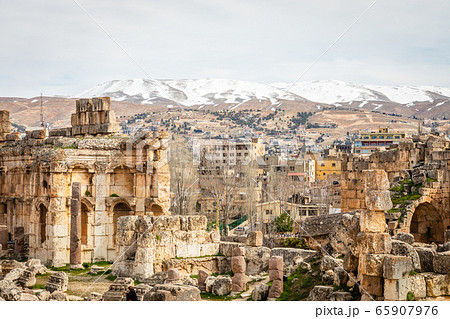 Ancient ruins of Grand Court of Jupiter temple, 65907976