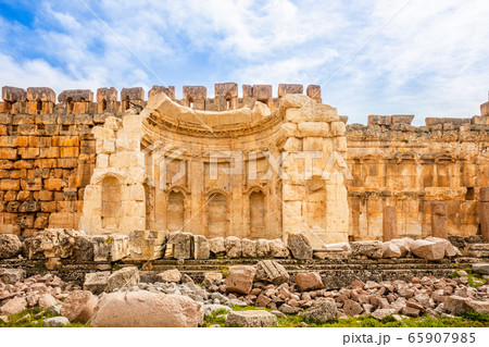 Ancient ruins of Grand Court of Jupiter temple, Ancient ruins of Grand Court of Jupiter temple, 65907985