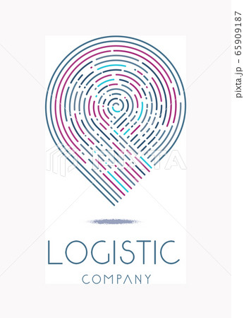 Vector illustration for logistic company on a white 65909187