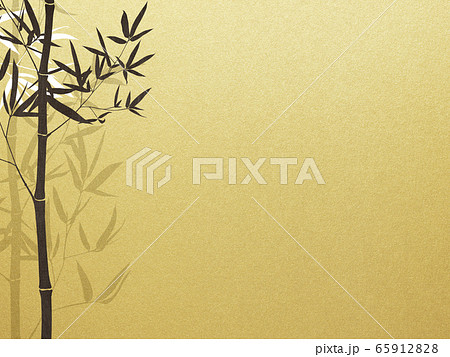 和風-背景-和紙-竹 65912828