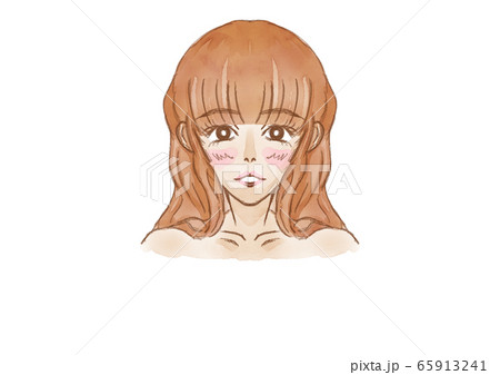 お風呂上がり 女子 背景なし 水彩 お風呂上がり 女子 背景なし 水彩 65913241