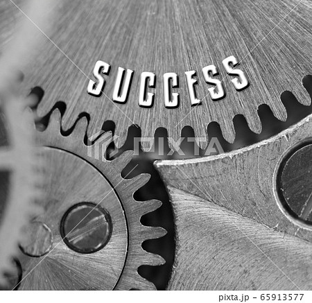 Background with the inscription Success. Black 65913577