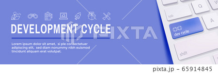 Development Operations & Life Cycle - DevOps Icon 65914845