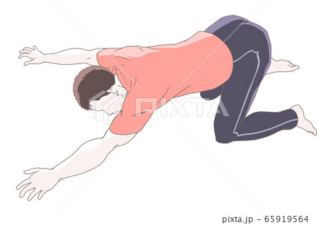 トレーニング_ストレッチ_D、男性 トレーニング_ストレッチ_D、男性 65919564