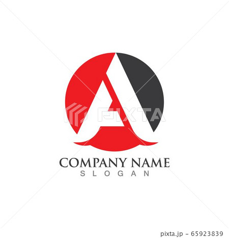 A Letter icon Templateのイラスト素材 [65923839] - PIXTA
