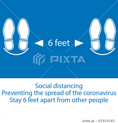 Foot Symbol Marking the standing position  65924162