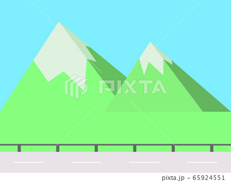 View of the mountain landscape from the side View of the mountain landscape from the side 65924551