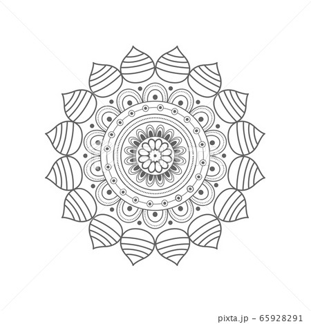 Mandala. Floral pattern 65928291