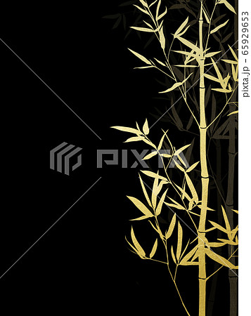 和風 背景 和紙 竹のイラスト素材
