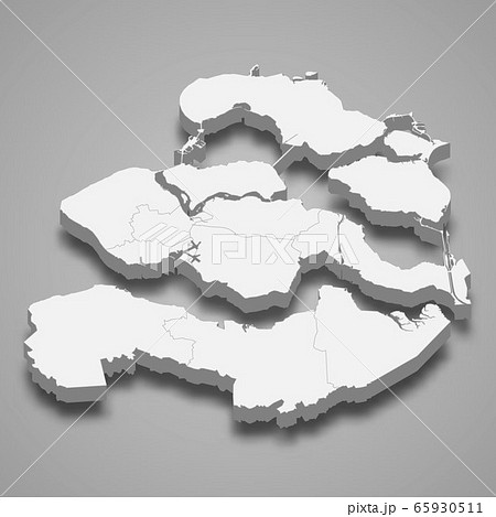 3d map province of Netherlands Template for your 65930511