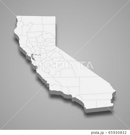3d map state of United States Template for your 65930832