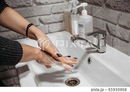 Hand hygiene. How to Wash Your Hands with soap and Hand hygiene. How to Wash Your Hands with soap and 65930908