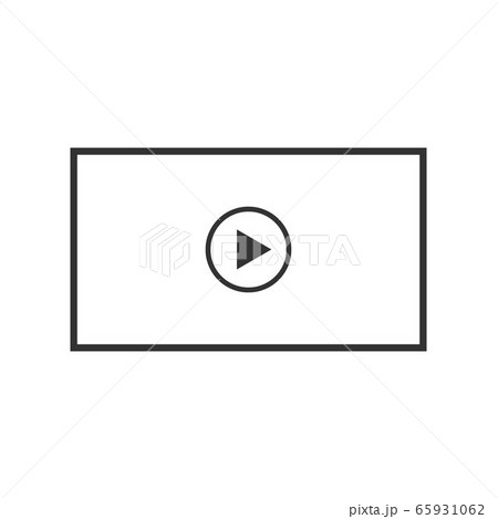 Video player vector icon Template for your design Video player vector icon Template for your design 65931062
