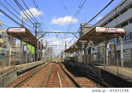 都電荒川線 荒川車庫前付近にて 65931598