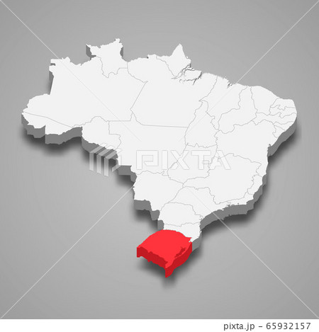 state location within Brazil 3d map Template for state location within Brazil 3d map Template for 65932157