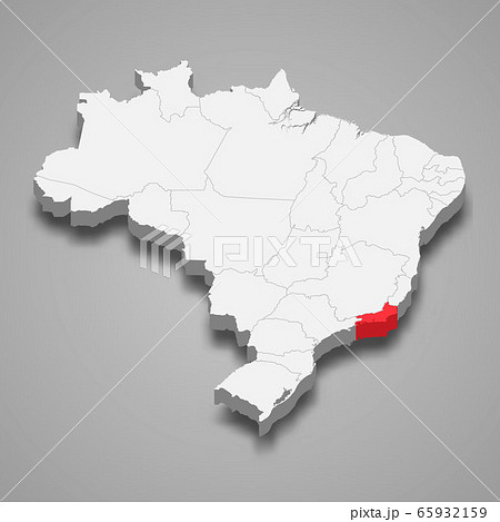 state location within Brazil 3d map Template for state location within Brazil 3d map Template for 65932159
