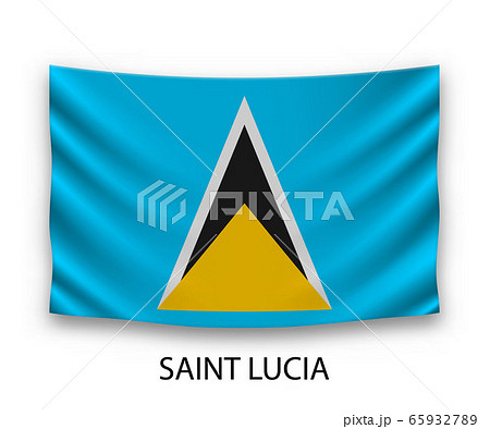 Hanging silk flag Template for your design Hanging silk flag Template for your design 65932789