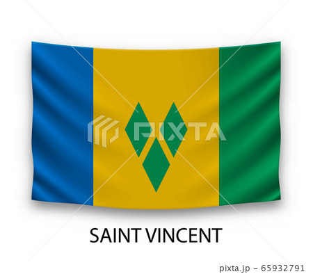 Hanging silk flag Template for your design Hanging silk flag Template for your design 65932791