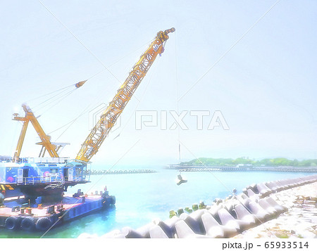 海上クレーン 65933514