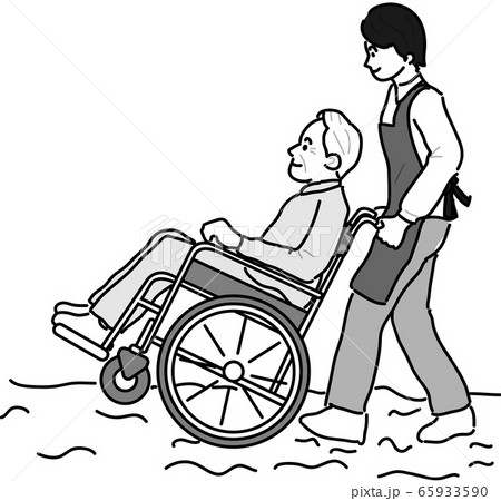 医療 介護 福祉 イラスト 身体介護 生活のイラスト素材