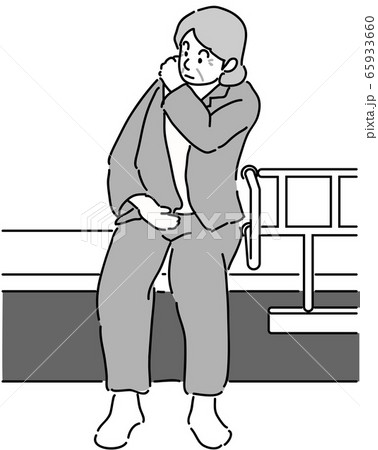 医療 介護 福祉 イラスト 身体介護 生活のイラスト素材