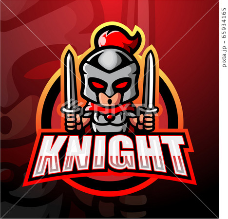 Knight mascot esport logo design Knight mascot esport logo design 65934165