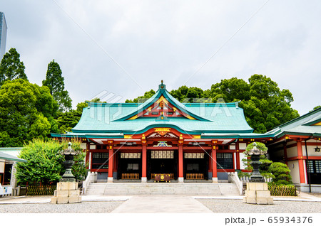 東京都赤坂 日枝神社 社殿 東京都赤坂 日枝神社 社殿 65934376