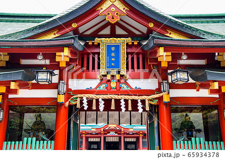 東京都赤坂 日枝神社 神門 東京都赤坂 日枝神社 神門 65934378