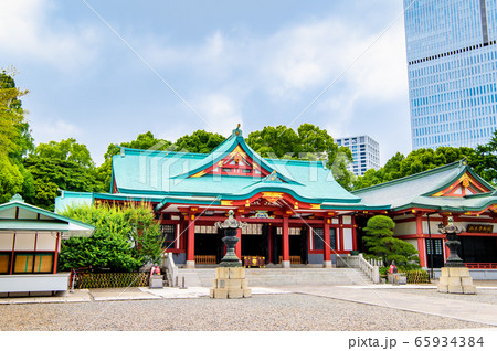 東京都赤坂 日枝神社　社殿 65934384