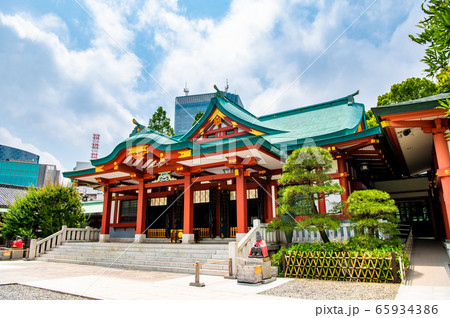 東京都赤坂 日枝神社　社殿 65934386