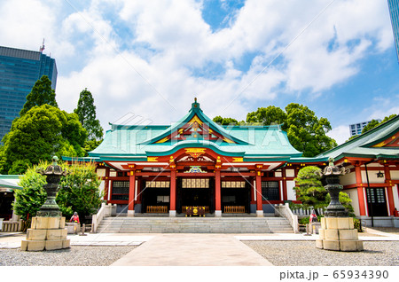 東京都赤坂 日枝神社 社殿 東京都赤坂 日枝神社 社殿 65934390