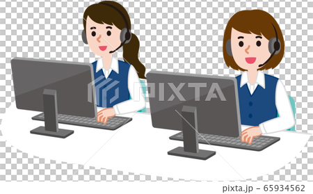 Call center operator woman 65934562