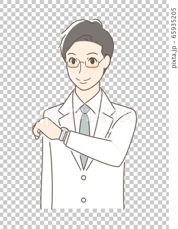 腕時計を見る男性 65935205